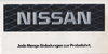 Nissan  PKW Programm Prospekt 1985