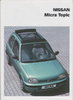 Nissan Micra Topic KFZ - Prospekt 1993