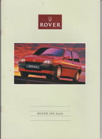 Rover Serie 100 Autoprospekte