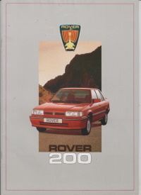 Rover 200 Prospekt für den echten Fan