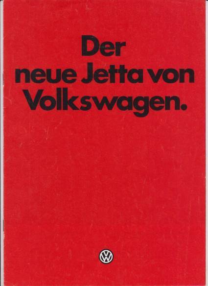 VW Jetta Prospekt 8/ 1979