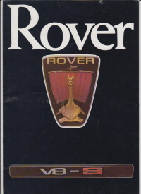 Rover -V8-S alter Autoprospekt GB