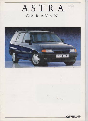 Opel  Astra Caravan 9/ 91 Prospekt