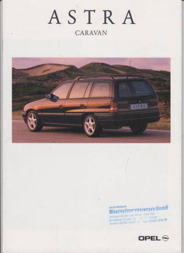 Opel  Astra Caravan 8 - 1993 Prospekt