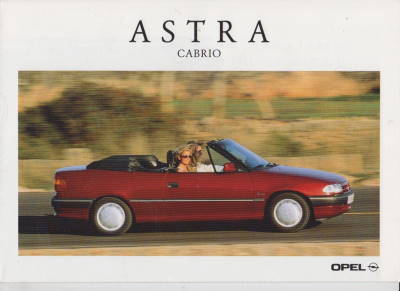 Opel  Astra Cabrio Prospekt 4 - 1993
