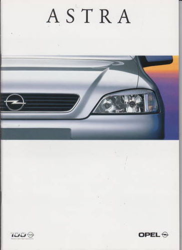 Opel  Astra Prospekt 2-1999