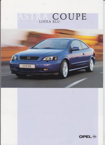 Opel  Astra Coupe Linea Blu Juni 2001