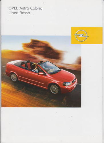 Rassig Opel  Astra Cabrio Linea Rossa 2002
