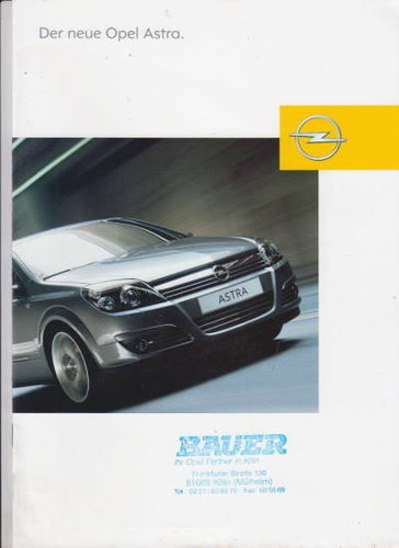 Fahrdynamik Opel Astra 2003