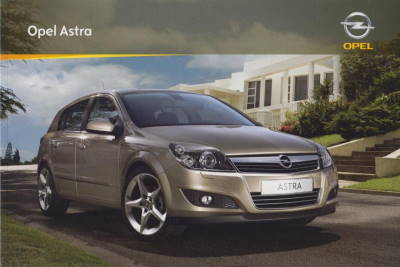 Opel  Astra KFZ-Prospekt  Oktober 2008