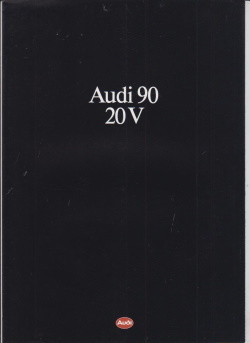 Audi 90 20V  Auto-Prospekt 1988