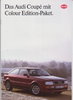 Audi Coupe Colour Edition Auto-Prospekt 1992