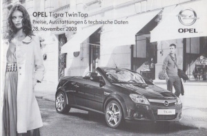 Opel Tigra Twin Top  Preisliste 11- 2008