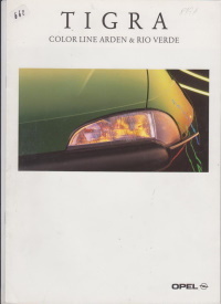 Opel  Tigra Sondermodelle Autoprospekt 1996