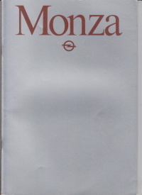 Opel Monza 1982  Autoprospekt