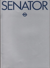 Opel Senator Autoprospekt Mai 1978