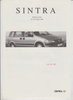 Opel  Sintra Preisliste 1996