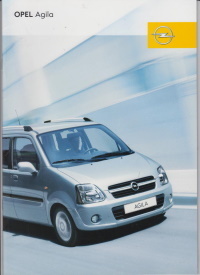Opel  Agila Broschüre 7 - 2005