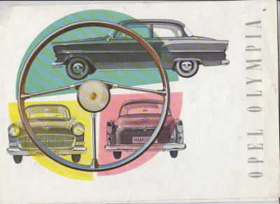 Opel  Olympia Rekord  alter Prospekt