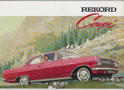 Opel REKORD COUPE 1963 Autoprospekt