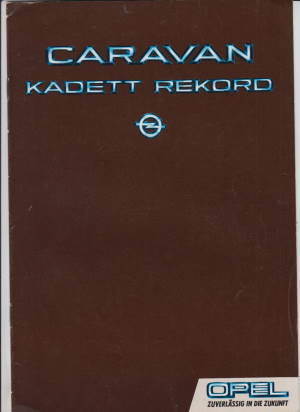 Opel Caravan Autoprospekt 3 - 1983