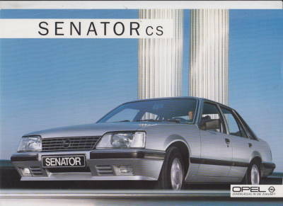 Opel Senator CS  Autoprospekt 1 - 1986