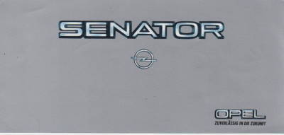 Opel  Senator 1 - 1983 Autoprospekt