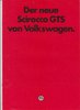 Prospekt VW Scirocco GTS 1983