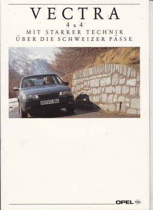 Allrad. Opel Vectra 4x4 1991