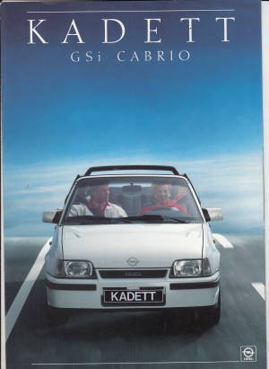 Opel Kadett E GSI Cabrio März 1987