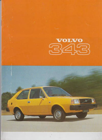 Volvo 343 toller alter Prospekt 1977