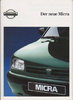 Prospekt zum Nissan Micra 1992