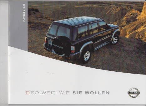 Nissan Patrol GR Autoprospekt 2002