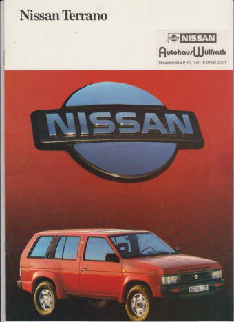 Nissan Terrano 1990 Autoprospekt