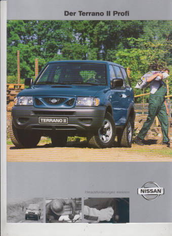 Nissan Terrano II Profi Autoprospekt 2000