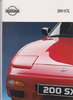Broschüre 1990 Nissan 200 SX