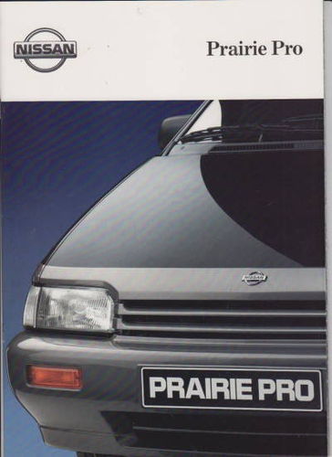 Mehr Lebensraum Nissan Prairie Pro 1992
