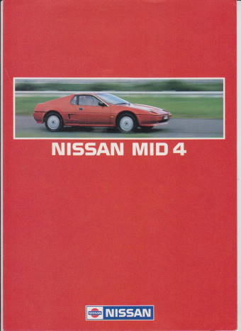 Nissan MID 4 Autoprospekt Rarität
