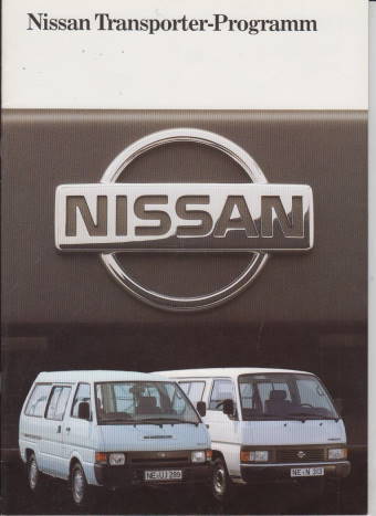 Nissan Transporter Prospekt 1990 für Fans