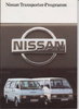 Nissan Transporter Prospekt 1990 für Fans
