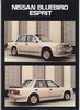 KFZ Prospekt Nissan Bluebird Esprit 1985