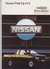 Autoprospekt Nissan Pickup Allrad 1990