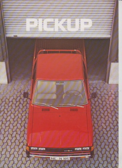 alter Autoprospekt Datsun Pickup