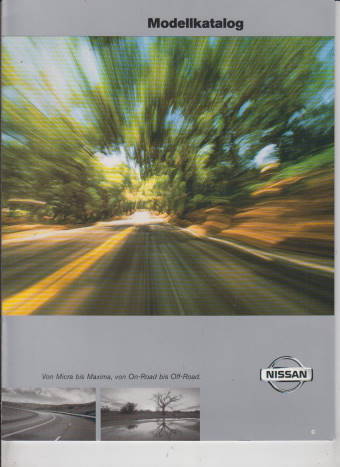 Nissan Programm Autoprospekt 2000 für Fans