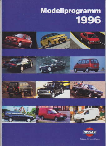 Nissan Modellprogramm 1996