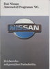 Broschüre Nissan Programm 1990