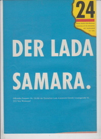 Lada Samara Autoprospekt 6/1988