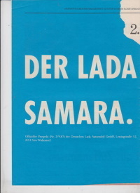Lada Samara Autoprospekt 1987