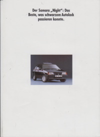Lada Samara Night - Autoprospekt
