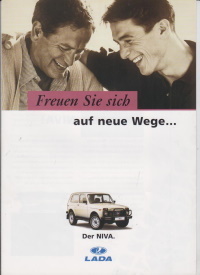 Lada Niva Prospekt neue Wege 1996